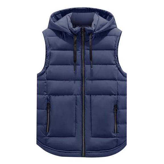 Men's Casual Couple's Winter Warm Thick Down Vest Lightweight Jacket For Cold Weather