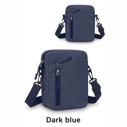 Men's Casual Crossbody Shoulder Bag - Fashionable Water-Resistant Nylon Messenger Bag with Adjustable Strap for Business and Travel