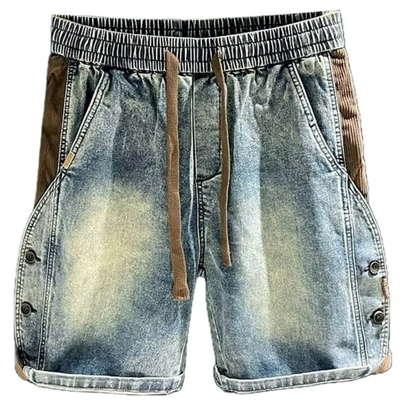 Men's Casual Denim Shorts for Summer Adventure Hop Streetwear Design for Teens and Adults Lightweight and Stylish