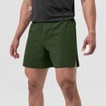 thumbnail image 1 of Men's Casual Drawstring Shorts with Pockets - Comfortable Polyester Athletic Pants for Summer Outdoor Wear, 1 of 9