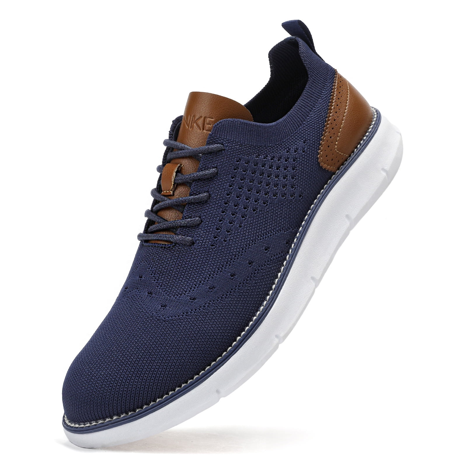Men's Casual Dress Oxfords Shoes Breathable Knit Leisure Fashion ...