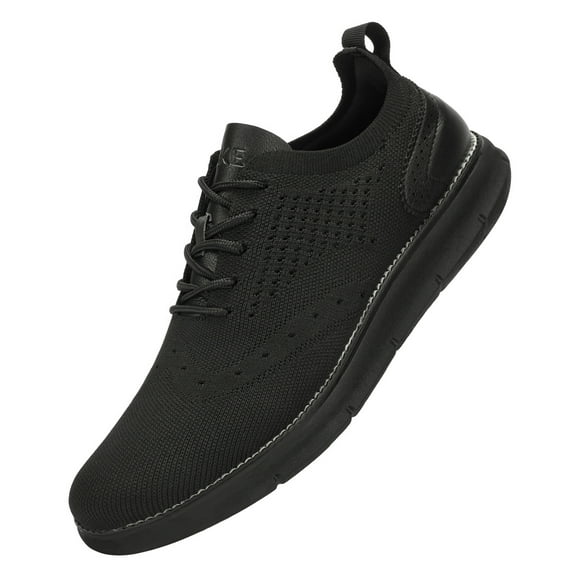 Men's Casual Dress Oxfords Shoes Breathable Knit Leisure Fashion Sneakers Lightweight Comfortable Walking Shoes