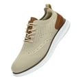 Men's Casual Dress Oxfords Shoes Breathable Knit Leisure Fashion