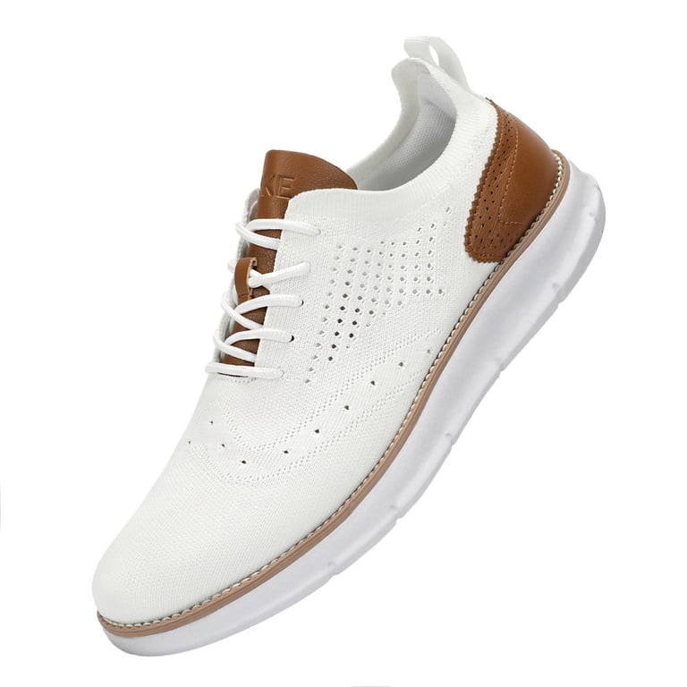 White Knit Oxfords Men main image 4