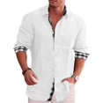 thumbnail image 1 of Men's Casual Dress Shirts Long Sleeve Casual Button Down Collared Casual Dress Shirts, 1 of 14