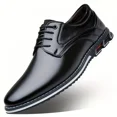 thumbnail image 1 of Men's Casual Dress Shoes Classic Leather Business Office Derby Shoes Comfortable Fashion Formal Oxford Sneakers, 1 of 7