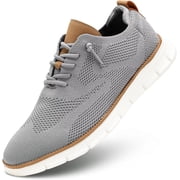 Mens Casual Dress Shoes Fashion Walking Sneakers Mesh Business Oxfords Work Lightweight Soft Sole