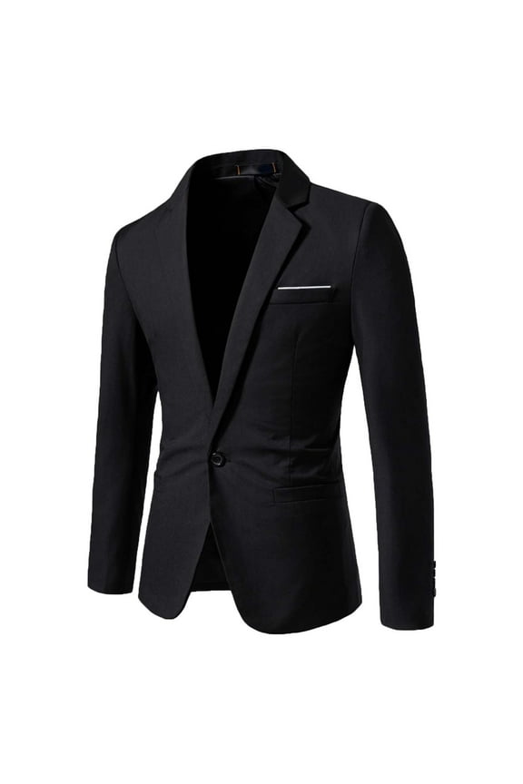 Men's Casual Fashion Casual Slim One Single Suit Jacket