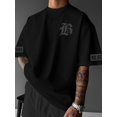 thumbnail image 1 of Men's Casual Fashion Print T-Shirt - Comfortable Polyester, Round Neck, Loose Fit for Summer & Spring, 1 of 5