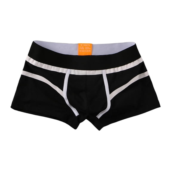 Men's Casual Fashion Underwear for Everyday Comfort and Confidence Men's Undergarment with Supportive Fit for Large Sizes Black XL