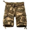 thumbnail image 1 of Men's Casual Fishing Camo Cargo Shorts, Lightweight Outdoor Hiking Work Shorts with Pockets, 1 of 4