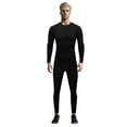 Men's Casual Fitness Fast Drying Elastic Long Sleeve Long Pants Sports