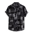 thumbnail image 1 of Men's Casual Hawaiian Shirt Short Sleeve Beach Shirts Casual Button Down Regular Fit, 1 of 7