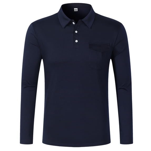 Men's Casual Henley Shirt Stretch Long Sleeve Shirts for Men Turn-down Collared Casual Formal Solid Shirts Summer Beach Hippie T Shirts With Pocket