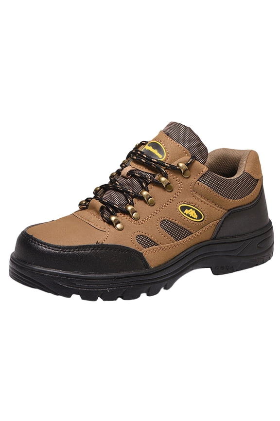 Men's Casual Hiking Shoes Waterproof Lightweight Trekking Trails Sneakers Comfortable Non-Slip Low Top Outdoor Walking Work Shoes 2026 Summer Running Outfits