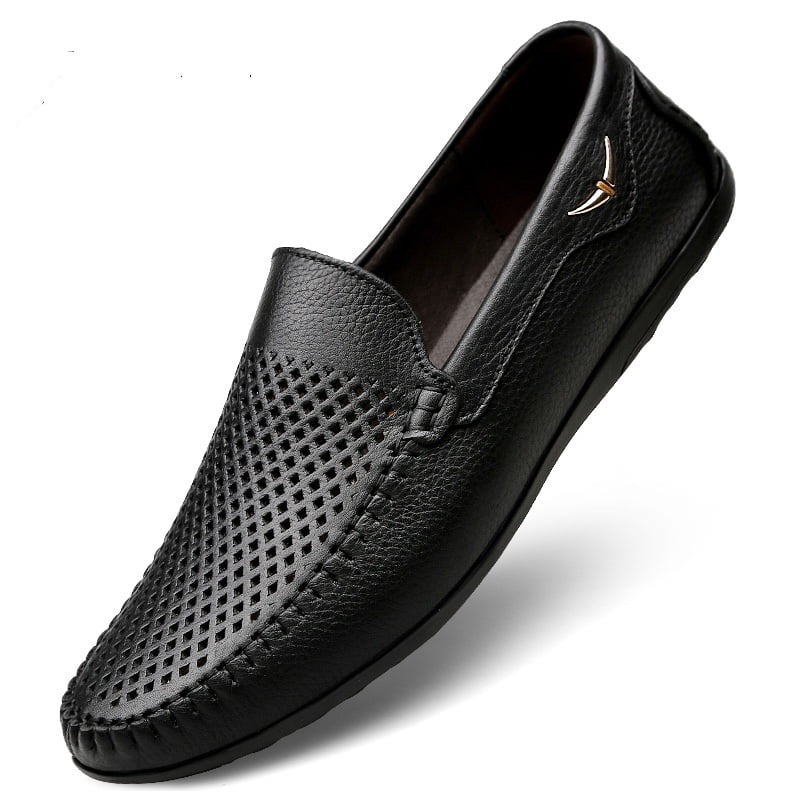 Bostonian Penny Loafers Mens 7.5 M Black Leather Slip On Dress Shoes Moc Toe Bostonian Loafer - Etsy main image 4