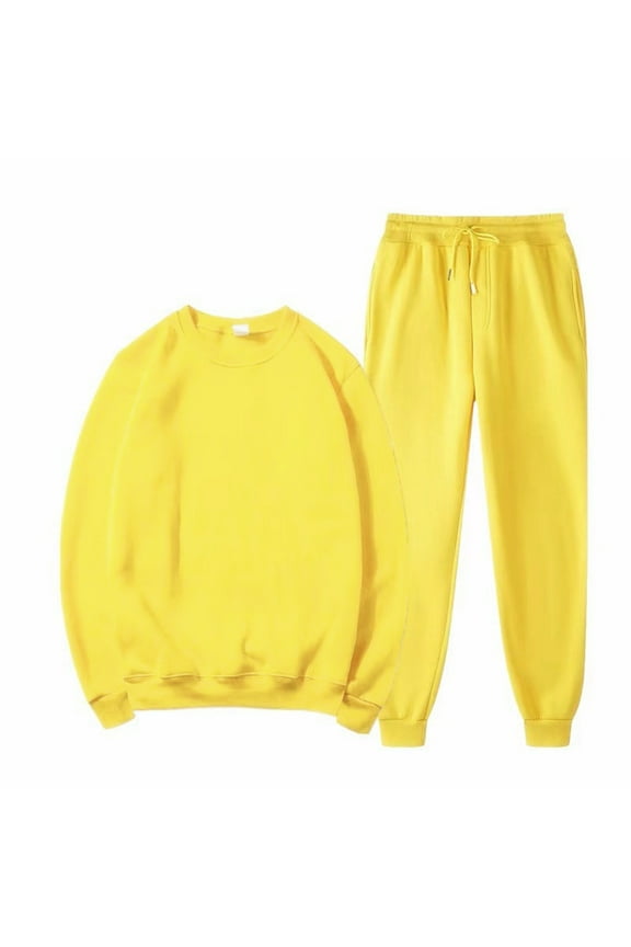 Men's Casual Hooded Sweater Jogger Pants Set Comfortable Winter Warmth Athletic Leisure Wear Outfit for Outdoor Activities Work Pants for Men Solid Casual Outdoor Pants Straight Type Trousers