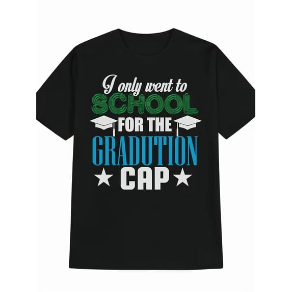 Men's Casual I Only Wanted To School For The Prin Graduation Graphic ...