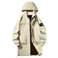 thumbnail image 1 of Men's Casual Jacket Autumn Winter Lightweight Breathable Outdoor Sport Coat with Zipper for Big and Tall Comfort, 1 of 2