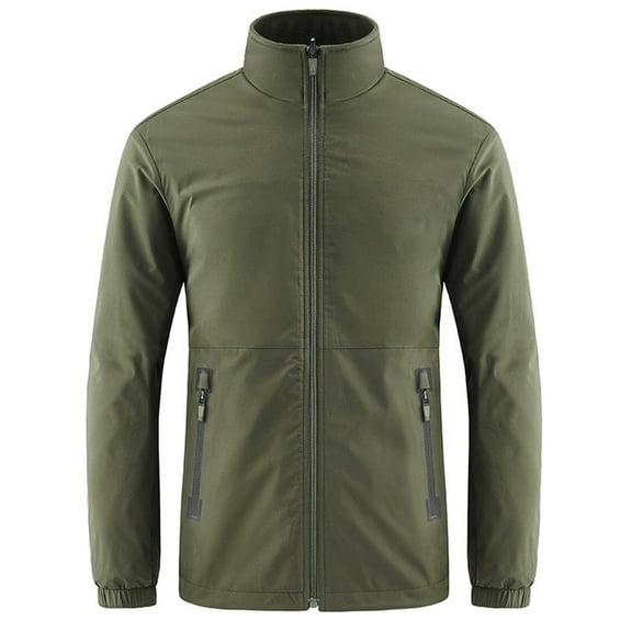 Men's Casual Jacket Fashionable Lightweight Reversible Outerwear for Outdoor Activities Comfortable Breathable Top Coat