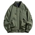 thumbnail image 1 of Men's Casual Jacket Lightweight Breathable Outdoor Sport Coat Windproof Comfortable Zippered Hooded Autumn Winter Fashion, 1 of 2