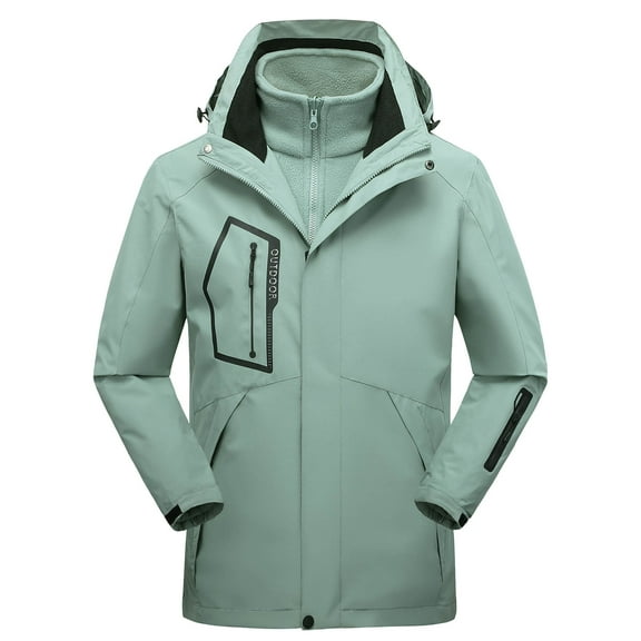 Men's Casual Jacket Outdoor Windproof Hardshell Coat Lightweight Mountaineering Wear Durable Autumn Winter
