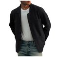 thumbnail image 1 of Men's Casual Jacket Slim Fit Lightweight Breathable Comfortable Stylish Lapel Pocket Outerwear, 1 of 2