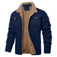thumbnail image 1 of Men's Casual Jacket Stylish Lightweight Comfortable Outdoor Cardigan Sweater with Pockets, 1 of 1