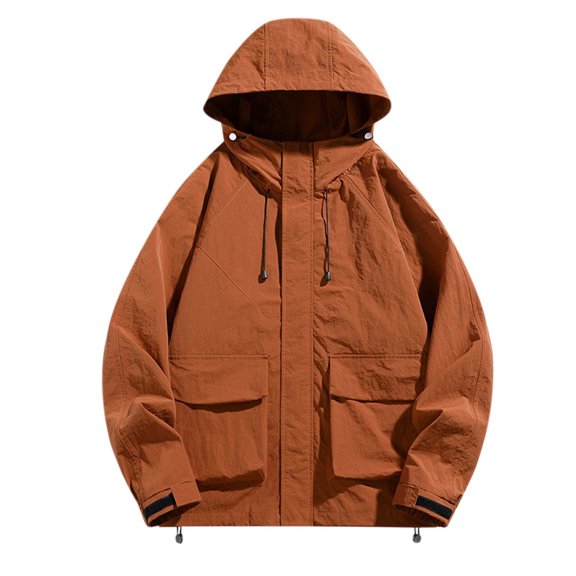 Men's Casual Jacket Windproof Lightweight Outdoor Workwear Stylish Comfortable Durable Versatile Fashion Jacket for Daily Wear