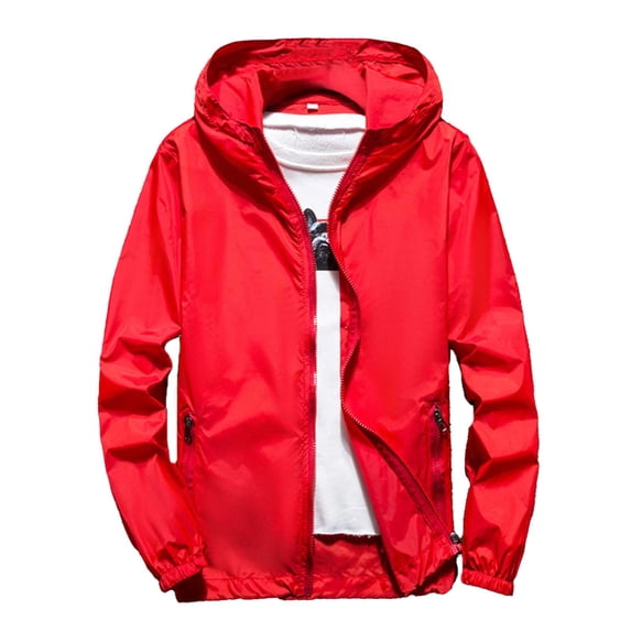 Men's Casual Jackets Lightweight Breathable Outdoor Skin Jacket for Couples