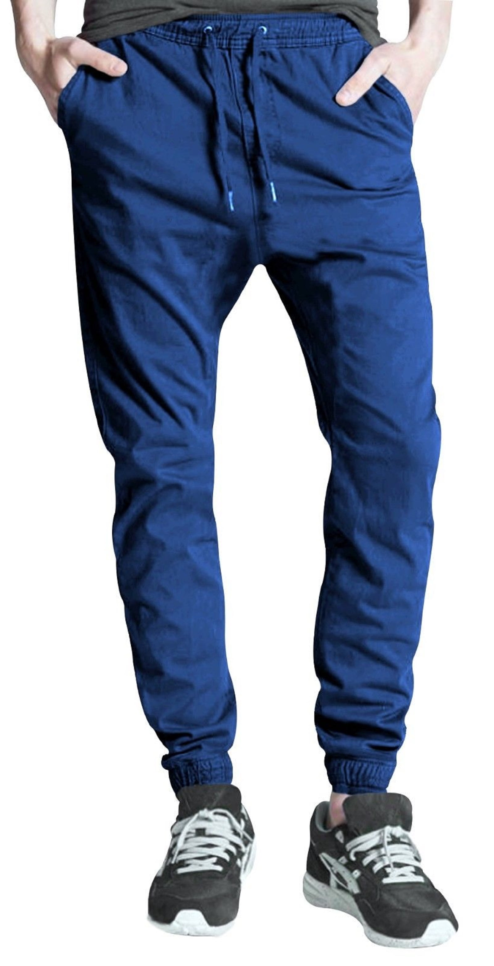Slim Pants With Elastic Waist
