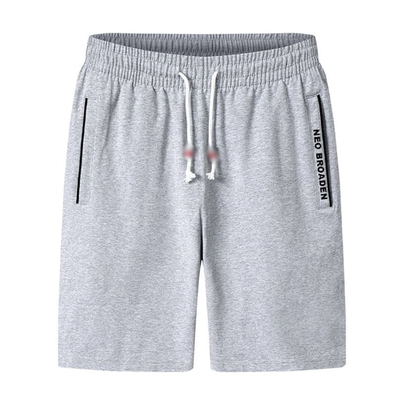 Men's Casual Jogger Shorts Flat Front Athletic Workout Shorts Casual Under Knee Short for Everyday Daily Work Wear