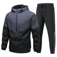 thumbnail image 1 of Men's Casual Jogging Sportswear Sets Fitness Running Sportswear Casual Clothing Hoodie Fitness Gym Clothing Printing Casual Sweatshirt Sweatpants 2 Pcs Set, 1 of 4