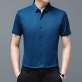 thumbnail image 1 of Men's Casual Lapel Striped POLO Shirt, 1 of 8