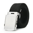 thumbnail image 1 of Men's Casual Leather Belt Buckle Waist Strap Belts Belts for Men Size 34 Belts Nylon Reversible Nylon Belt Men Belt Dress Chain Link Belt for Men Men's Belts Leather Heavy Duty Suit Belt Women, 1 of 1