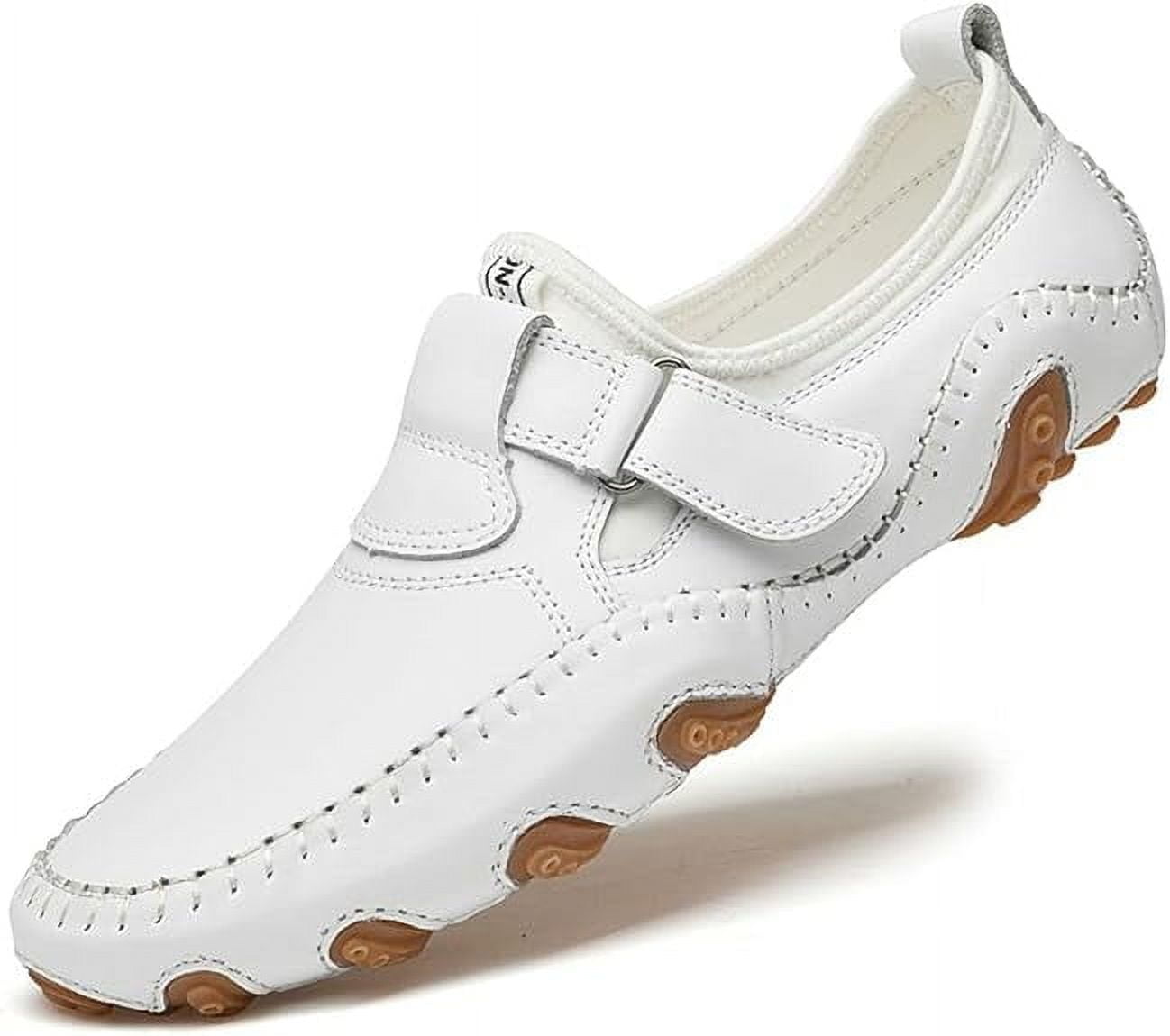 Men’s Casual Leather Loafers Shoes Penny Loafers Moccasin Flats Boat Shoes