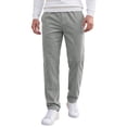 thumbnail image 1 of Men's Casual Lightweight Drawstring Waist Straight Leg Soft Corduroy Pants 30 Gray, 1 of 6