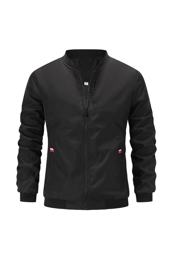 Men's Casual Lightweight Water Trench Coat Jacket with Lapel Pocket for Outdoor Comfort