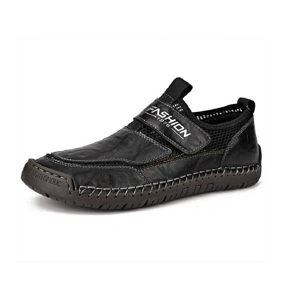 Men's Casual Loafers Breathable Non-slip Driving Shoes Comfortable Walking Shoes Business Leather Shoes Yellow 11.5 US