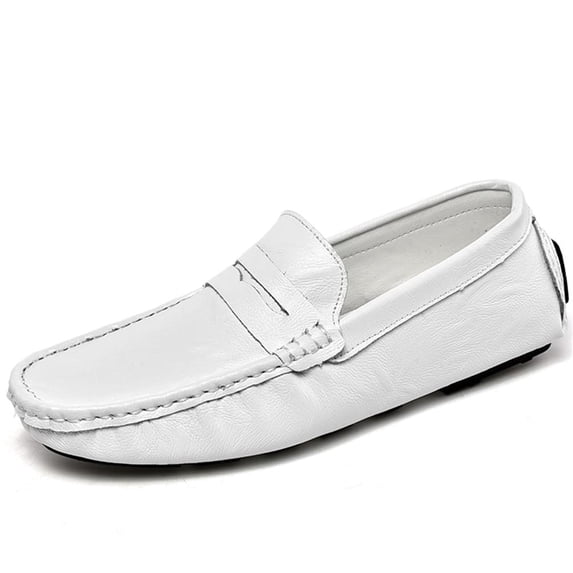 Men's Casual Loafers Moccasin Slip on Flats Boat Casual Dress Driving Shoes