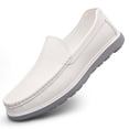 thumbnail image 1 of Men's Casual Loafers Slip On Leather Shoes Comfortable Lightweight Driving Shoes Male Moccasins Classic Penny Loafer Flats Boat Shoes Outdoor Walking Shoes, 1 of 12