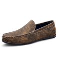 thumbnail image 1 of Men's Casual Loafers Slip On Leather Shoes Comfortable Lightweight Driving Shoes Male Moccasins Classic Penny Loafer Flats Boat Shoes Outdoor Walking Shoes, 1 of 12