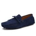 thumbnail image 1 of Men's Casual Loafers Slip On Leather Shoes Comfortable Lightweight Driving Shoes Male Moccasins Classic Penny Loafer Flats Boat Shoes Outdoor Walking Shoes, 1 of 10