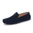 thumbnail image 1 of Men's Casual Loafers Slip On Leather Shoes Comfortable Lightweight Driving Shoes Male Moccasins Classic Penny Loafer Flats Boat Shoes Outdoor Walking Shoes, 1 of 17