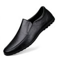 thumbnail image 1 of Men's Casual Loafers Slip On Leather Shoes Comfort Driving Shoes Moccasins Classic Penny Loafer Flats Boat Shoes, 1 of 10