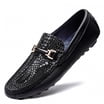 JITAI Men's Velvet Loafers Dress Wedding Party Prom Shoes For Men Black Size 10