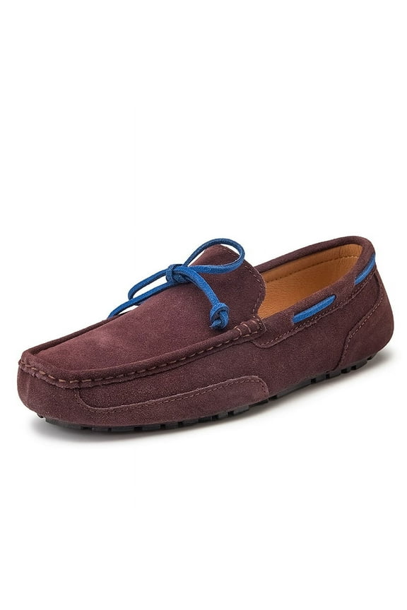 Men's Casual Loafers Slip On Leather Shoes Comfortable Driving Shoes Moccasins Classic Penny Loafer Flats Boat Shoes