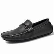 Mens Casual Loafers Slip On Leather Shoes Lightweight Driving Shoes Male Moccasins Classic Penny Loafer Flats Boat Shoes
