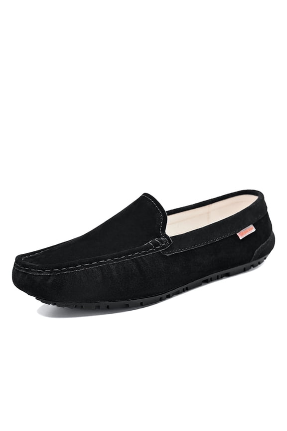 Men's Casual Loafers Slip On Leather Shoes Lightweight Driving Shoes Moccasins Classic Penny Loafer Flats Boat Shoes Big Size