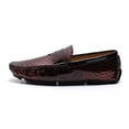 thumbnail image 1 of Men's Casual Loafers Slip On Leather Shoes Lightweight Driving Shoes Moccasins Classic Penny Loafer Flats Boat Shoes Big Size, 1 of 8
